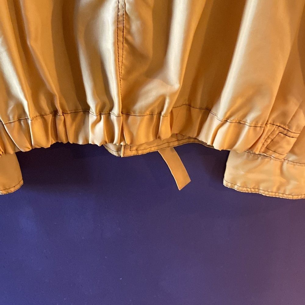 Vintage Mustard Yellow Jacket Kmart Windbreaker Gem
